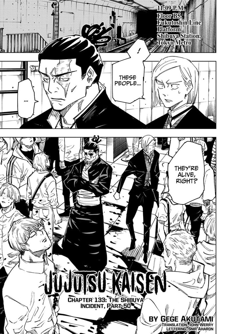 Jujutsu Kaisen Chapter 133 image 01